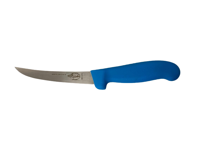 Cuchillo deshuesador de 15cm hoja curva, rígida ancha Caribou