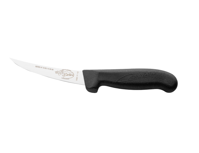 Cuchillo deshuesador de 13cm hoja curva, semi-rígida ancha Caribou